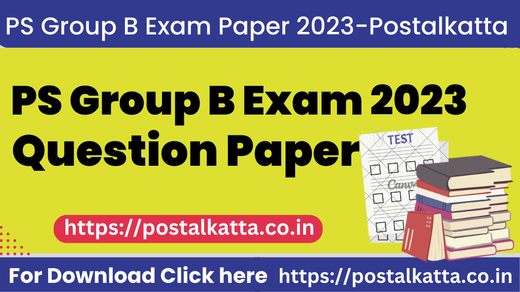 PS Group B Paper 2023