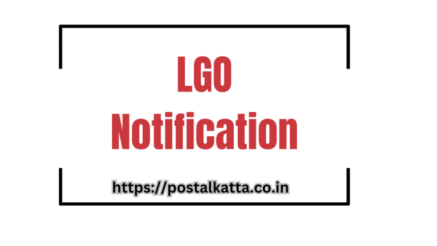 LGO Notification of Maharashtra Circle